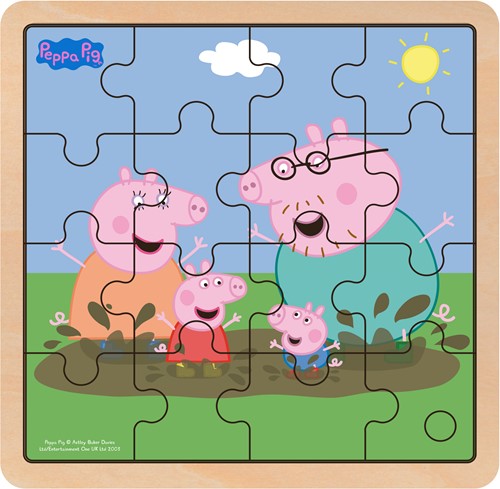 Peppa Pig - Wooden Puzzle - Mud