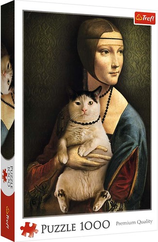 Trefl 1000 - Lady with a cat