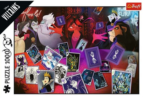 Trefl 1000 - Only Good Cards / Disney Villains