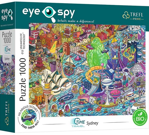 Trefl - Puzzles - 1000 UFT EYE-SPY" - Time Travel: Sydney, Australia_FSC Mix 70%"