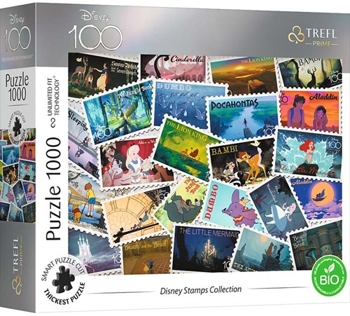 Trefl 1000U - Disney Stamps Collection / Disney 100 FSC Mix