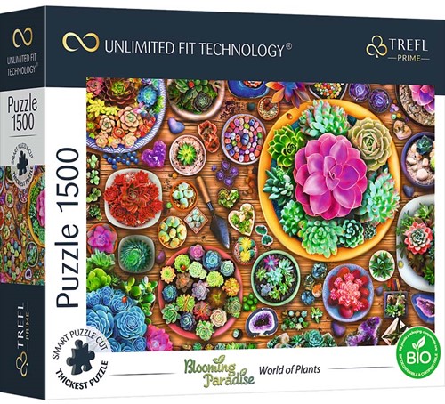 Trefl - Puzzles - 1500 UFT" - World of Plants_FSC Mix 70%"