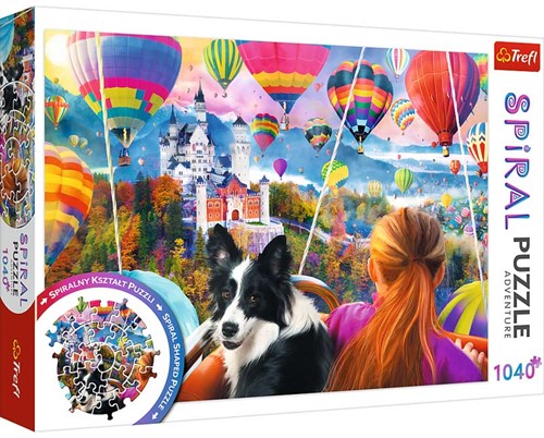 Trefl - Puzzles - 1040" - Spiral Puzzle - Balloon Festival"