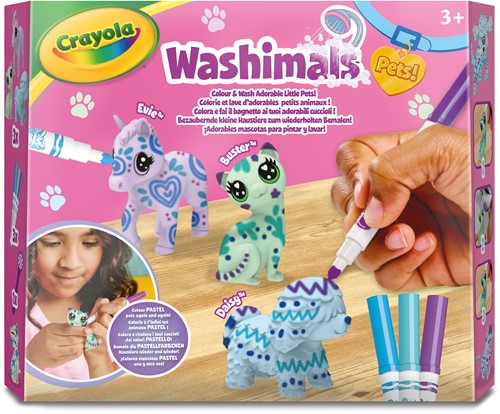 Crayola - Washimals 3ct Pastel Pets