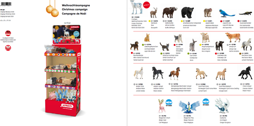 Schleich Mix Display Christmas 2024