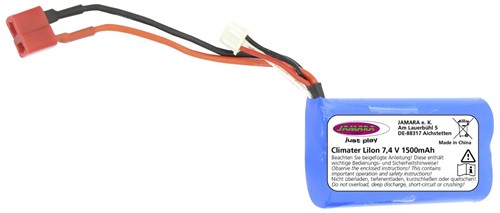 Jamara - Battery Climater Li-Ion 7,4V 1500mAh 11,1Wh