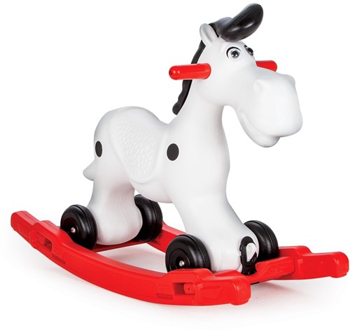 Jamara - Rocking Horse Bob Gallop white/red