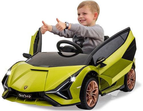 Jamara - Ride-on Lamborghini Sián FKP 37 green 12V