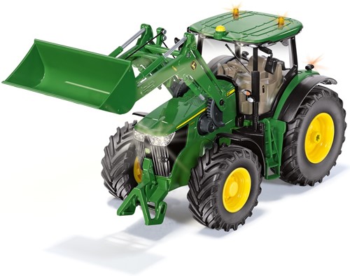 1:32 RC John Deere 7310R met  frontlader en besturing Blueto