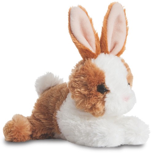 Aurora - MF Baby Bunny Brown/White 8In - 20cm