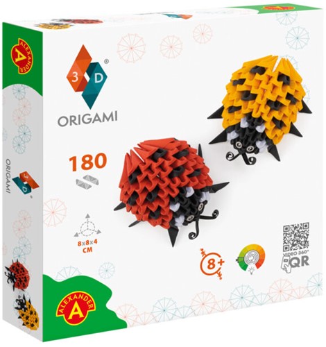 ORIGAMI 3D Ladybirds - 180pcs