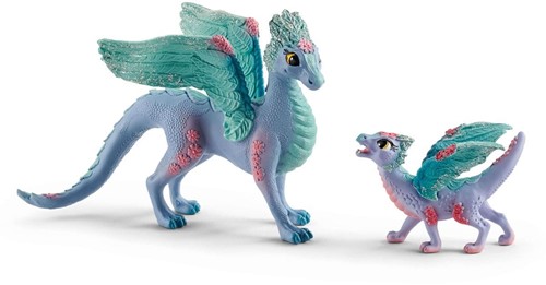 Schleich Bayala® Bloemendrakenmama en baby