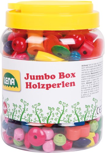 Lena Houten Kralen Jumbo Box