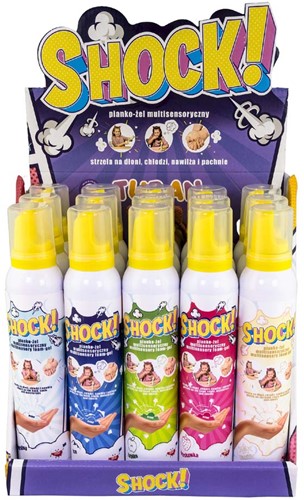 Tuban - Display Shock! Multisensory Foam-Gel – Mix 15 Pcs. X