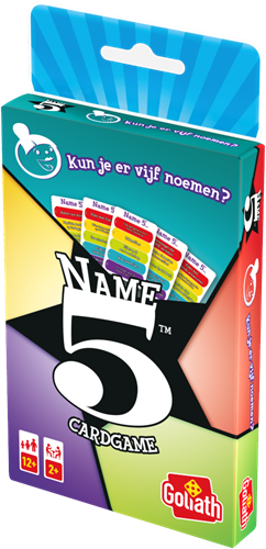 Goliath - Name 5 NL cardgame NL