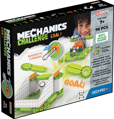 Geomag Mechanics Recycled Challenge Goal! 96 pcs