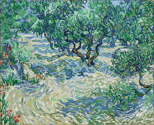 Diamond Dotz - Olive Orchard (Apres Van Gogh)