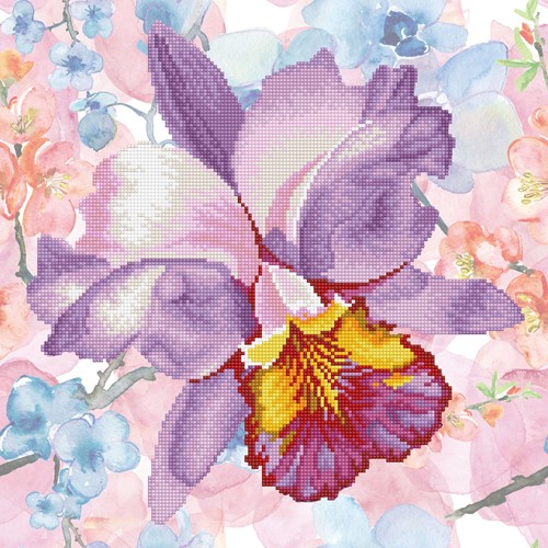 Diamond Dotz - Sparkle Garden Mauve With Frame