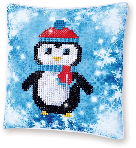 Diamond Dotz - Christmas Penguin Pillow