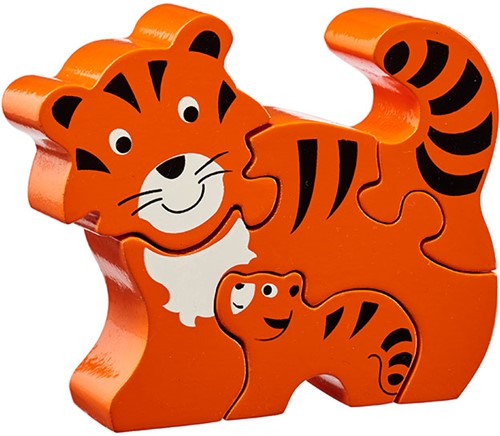 Lanka Kade - Baby Puzzel  - Tijger met Jong (4)