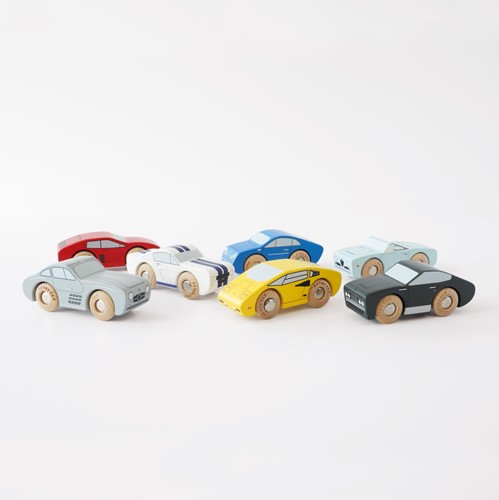 LTV - Classic Wooden Sports Cars - 7 Piece FSC 100%